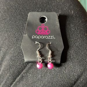 NWT (5 for 15$) Paparazzi Pink Marble earrings